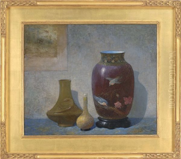 Still Life Of Oriental Ceramics - view 1