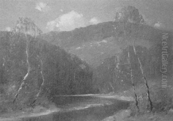 River Landscape Early Fall - view 1