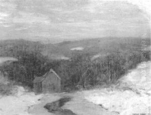 Mill Damm In Winter by Ernest Albert