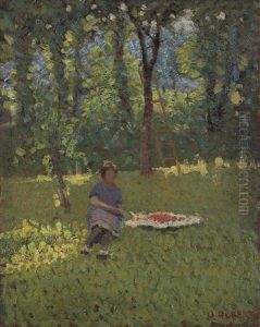 Riposo Sul Prato by Oreste Albertini