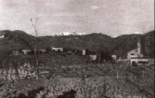 Campagna Con Chiesa Di Paese - view 1