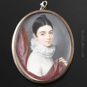 Bildnis Einer Dame Mit Halskrause by Giuseppe De Albertis