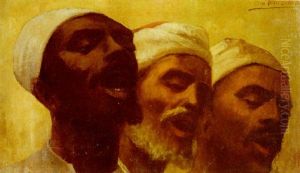 Three Worshippers by Gino Albieri
