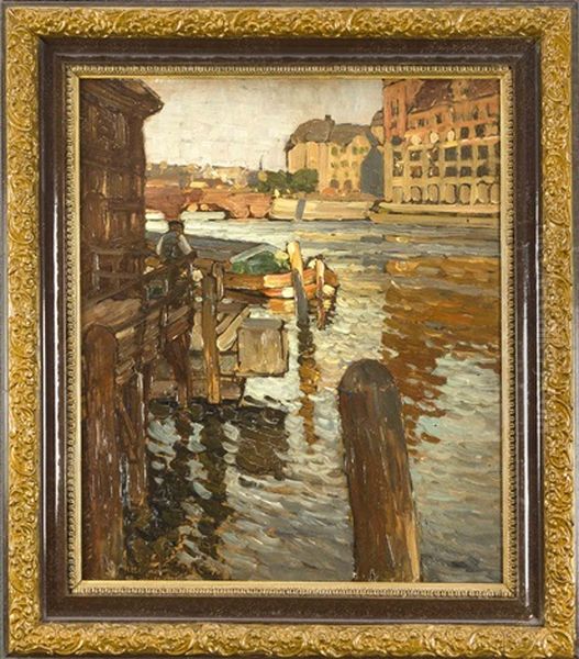 Impressionistisch Gestaltete Altberliner Ansicht - view 1