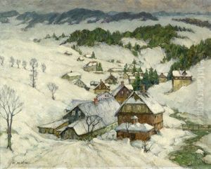 Winter Im Riesengebirge (pelzer) by Richard Albitz