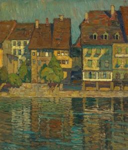 Stadt Am Kanal by Richard Albitz