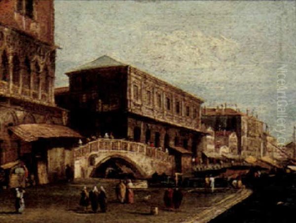 Venice, A View Of The Riva Degli Schiavoni Looking East With The Palazzo Ducale - view 1