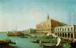 The Molo, Venice, From The Bacino Di S.marco