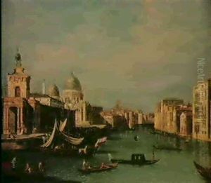 Venice, The Entrance To The Grand Canal by Francesco Albotti
