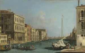 The Grand Canal, Venice, Looking East, From The Campo San Vio The Grand Canal, Venice, Looking East, From The Campo San Vio