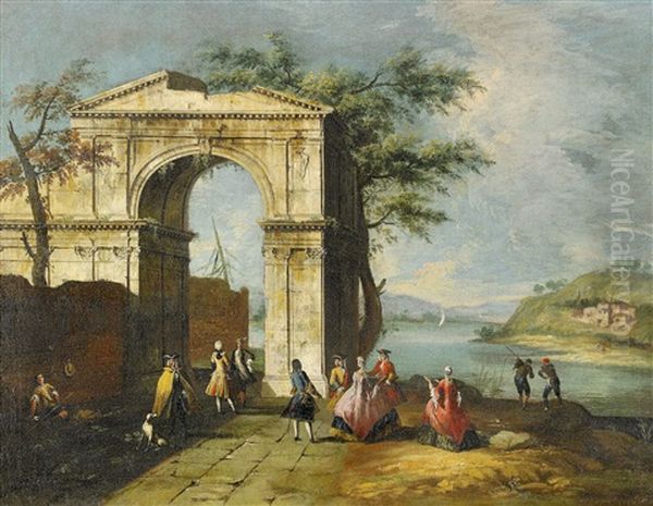 Capriccio Med Eleganta Figurer - view 1