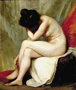 Seated Nude by Hermann Albrecht-Servesta