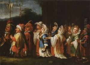 La Processione Dei Nani by Enrico Albricci