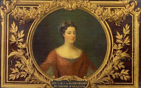 Portrait De Auguste Marie Jean Baden-baden, Duchesse D'orleans - view 1