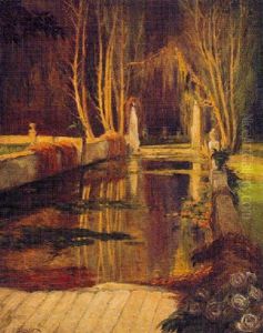 The Reflecting Pool by Henry James Albright