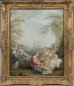 La Lecture by Luis Alcazar y Paret