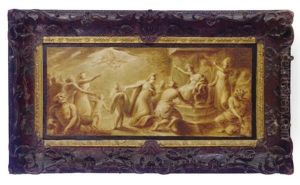 An Allegorical Scene With A Native American by Luis Alcazar y Paret