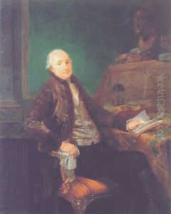 Portrait Of A Gentleman Seated At A Desk Reading Cicero's Treatise On Friendship