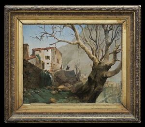 Pyrenees Landscape by Hyacinthe Alchimowicz