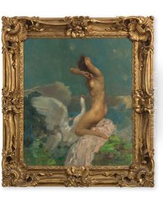 Leda Und Der Schwan by Ambrogio Antonio Alciati