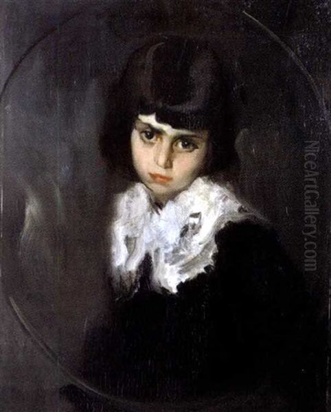Jeune Fille Au Col Blanc - view 1