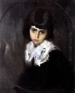 Jeune Fille Au Col Blanc by Ambrogio Antonio Alciati