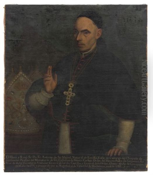 Portrait Of Fruiar Antonio De San Manuel - view 1