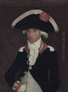 Portrait Of Don Melchor De Sequera, Half-length, In The Uniform Of A Captain In The Infantry Regiment Of The Crown Of New Spain