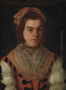Portrait Of Maria Ignacia Moreno Barrios (born 1776) by Jose de Alcibar