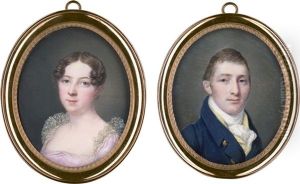 Bildnisse Pierre Godeffroy D. J. Und Seine Gemahlin Susanne Godeffroy, Geb. Von Oertzen