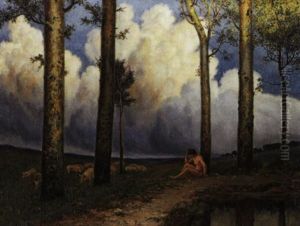 Der Verlorene Sohn Hutet Die Schweine by Emile Alder