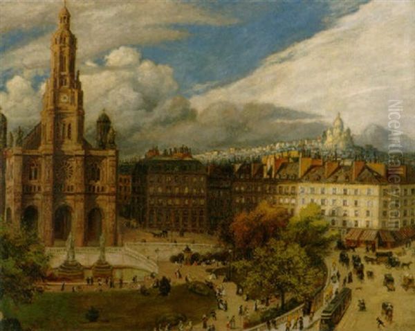 Sicht Auf Die Place De La Trinite - view 1