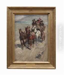 A Coaching Scene by Cecil Charles Aldin