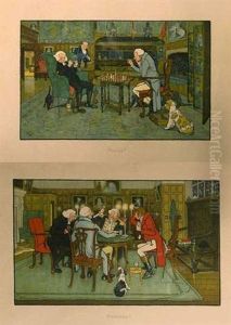 Revoked! (+ Mated!; Pair) by Cecil Charles Aldin
