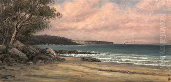 Steamer Off The Coast - view 1