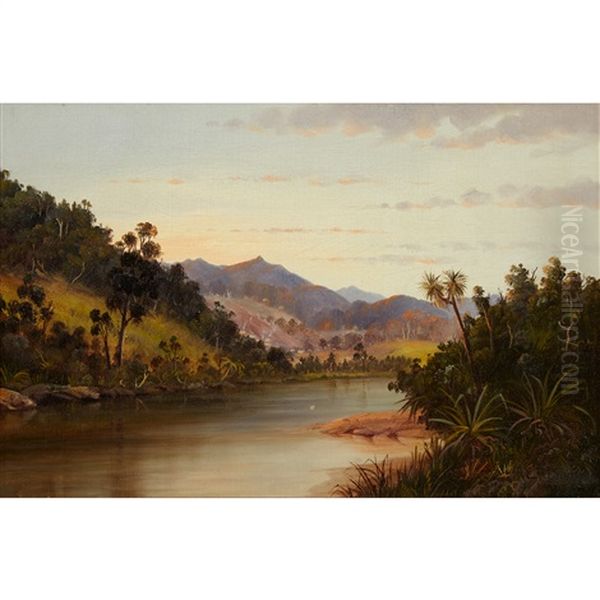 Tropical Landscape (+ Rushing River; 2 Works) - view 1