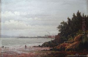 Auckland Harbour by Albert Edward Aldis