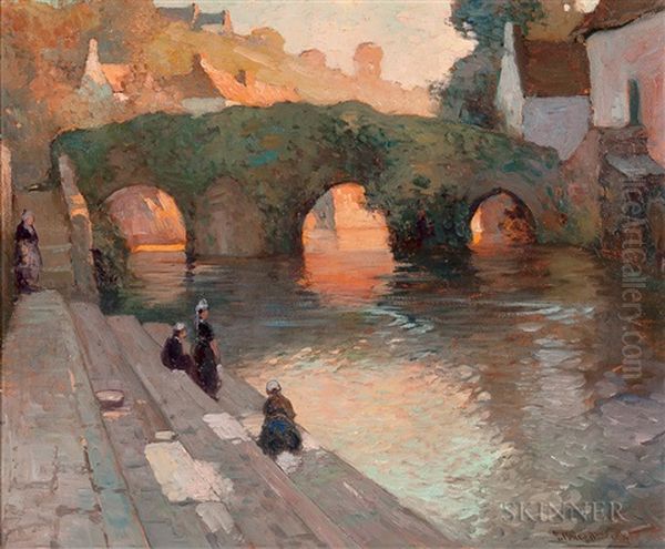 The Flowered Bridge, Quimperle - view 1