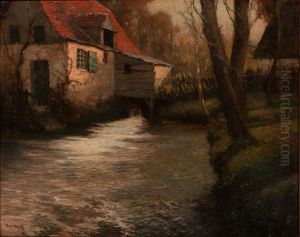 The Mill By The Stream by George Ames Aldrich