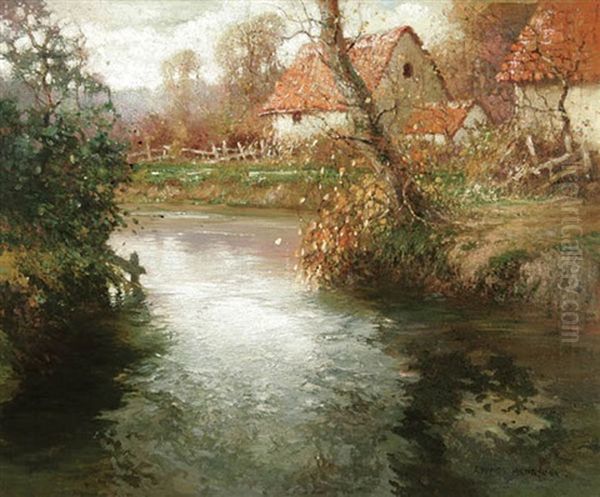 A Gray Morning -- River Argues-normandy - view 1