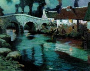 The Stone Bridge by George Ames Aldrich