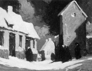Village In Winter Village In Winter