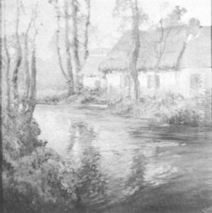 A River Landscape A River Landscape