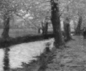 Figures Beside A River Figures Beside A River