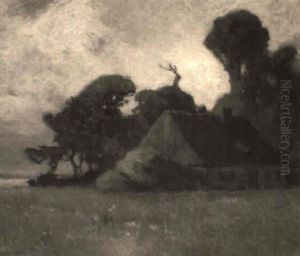 Clouds Over A Cottage by George Ames Aldrich