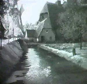 Brittany Scene by George Ames Aldrich