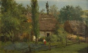 Zagroda Wiejska by Konstanty Aleksandrowicz