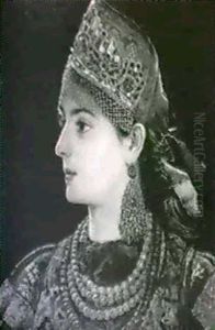 Portrait Of A Bejeweled Woman
