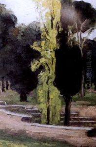 Paysage Au Peuplier