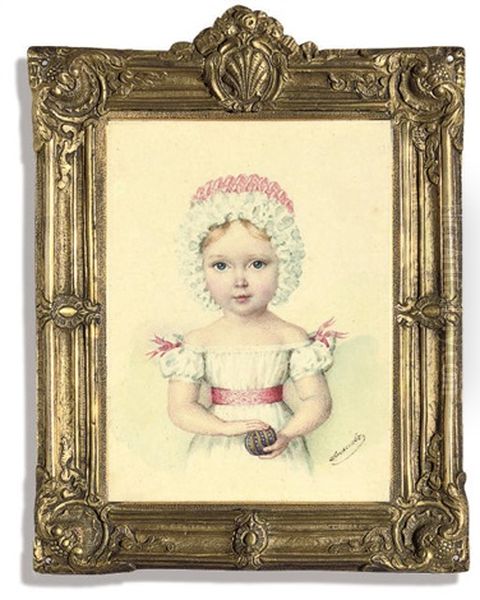 A Child (grand Duchess Maria Nikolaevna?) - view 1